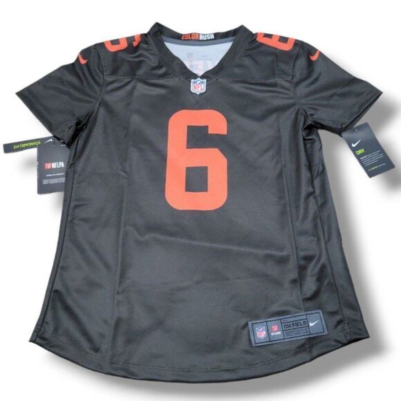 NEW Nike Top Size Small Baker Mayfield Cleveland Browns Nike Legend Jersey Shirt - Picture 1 of 6